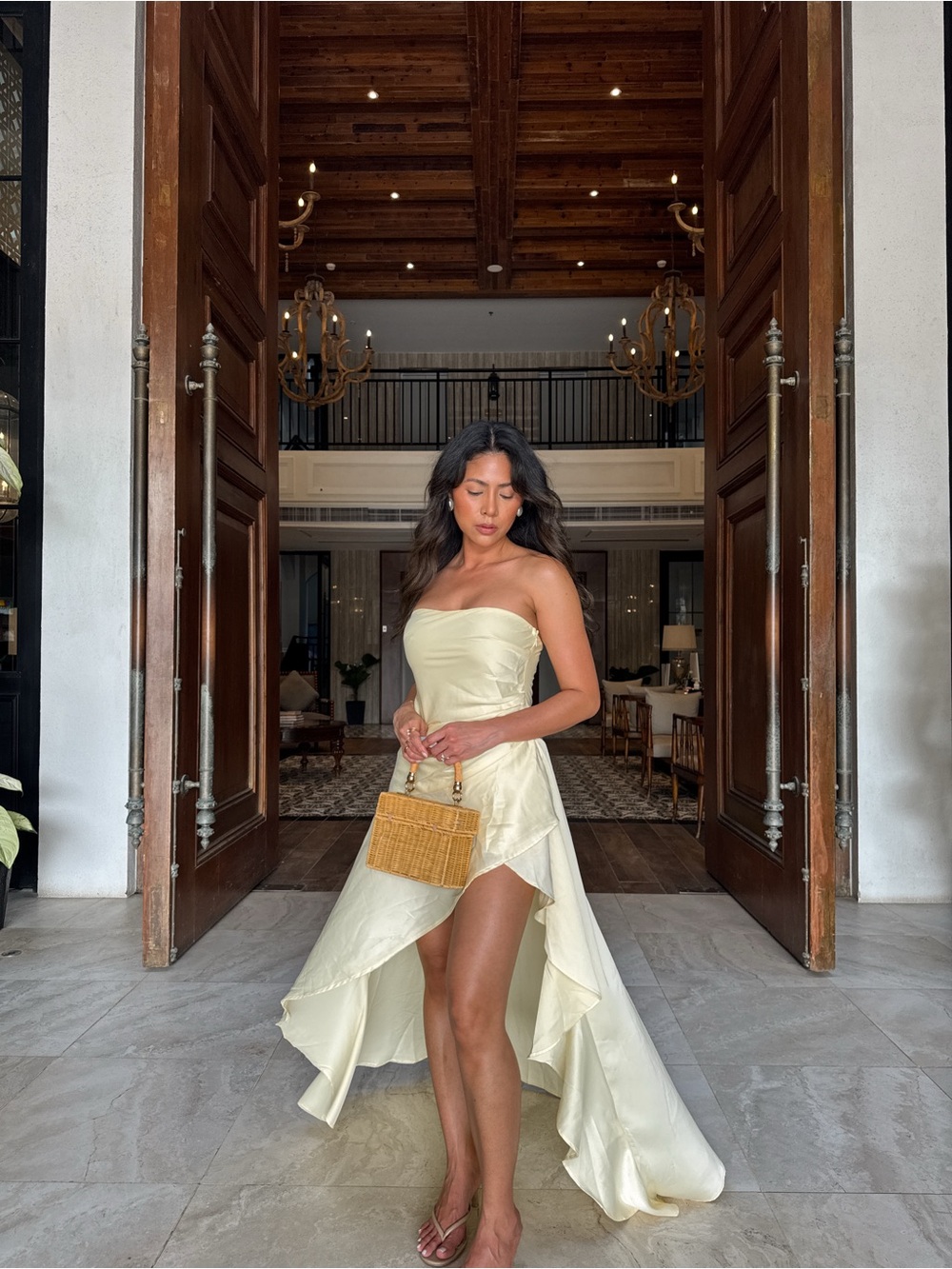 Peppermayo Strapless Maxi Dress